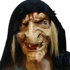 Halloween Face Mask Old Hag Witch Mask Women Mask Costume Prop Carnival Party - Picture 1 of 4