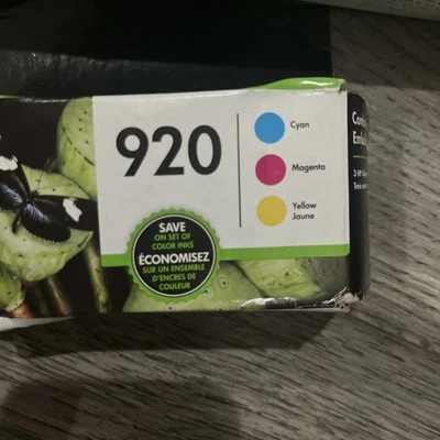 Genuine HP 920 Combo-Pack CMY - SEALED -NEW OEM - Image 1 of 2