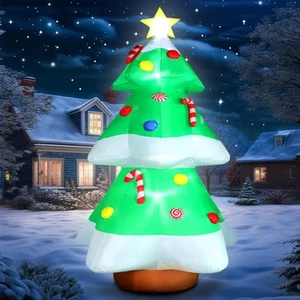 10FT Tall Christmas Tree Inflatables Outdoor Decorations, Large Inflatable Ch... - Picture 1 of 6