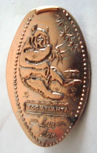 ZOO ATLANTA - Panda -- länglicher Zinkpfennig - Bild 1 von 1