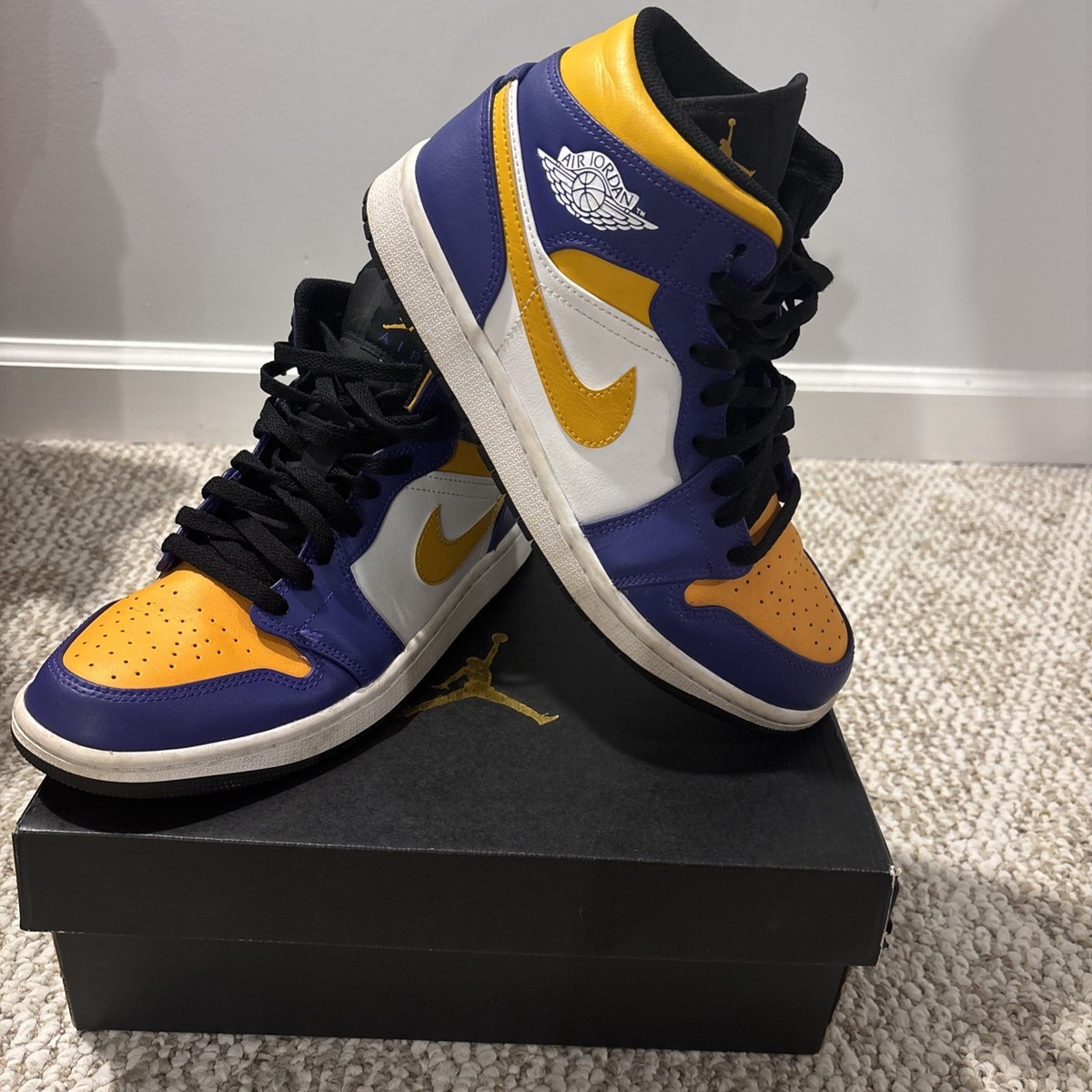 NIKE air jordan 1 mid lakers レイカーズ AIR JORDAN 1 MID 'LAKERS' エア ジョーダン 1 ミッド