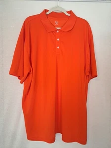 Camisa Polo B+T Essentials By DXL Para Hombre Talla 2XLT Grande Alta Naranja Manga Corta - Imagen 1 de 18