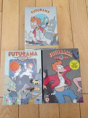 Futurama Seasons 1,2 & 4 DVD Boxsets - Image 1 of 4