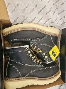Botas de trabajo para hombre SUREWAY 6” con cuña sin usar, punta de acero, premium de grano completo nuevas en caja - Imagen 1 de 6