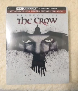 π₯ The Crow 30th Anniversary 4K SteelBook Walmart Limited Edition New & Sealed - Picture 1 of 5
