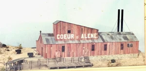 HO Kit Coeur d’ Alene Mine, Building & Structure Co Kit,  Factory Sealed Parts - Picture 1 of 9