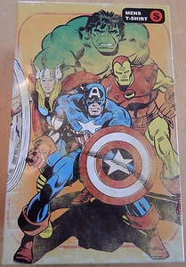 Marvel Superhero Men's T-Shirt + Tin Size S - Picture 1 of 2