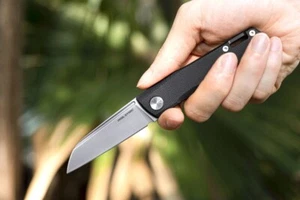 Real Steel Solis Lite D2 G10 Schwarz Slipjoint - Bild 1 von 4