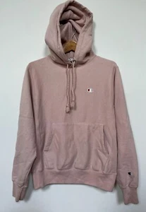 Champion Sudadera con Capucha Tejido Inverso Sudadera con Capucha Unisex Pequeña Rosa Usada en ENVÍO RÁPIDO - Imagen 1 de 19