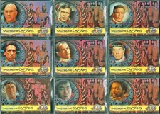 STAR TREK CINEMA 2000 SALUTING THE CAPTAINS CARDS  SC1 TO SC9 BY SKYBOX