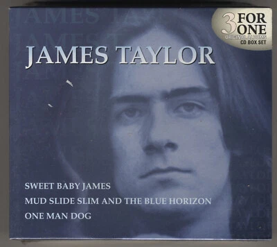 James Taylor 3 For One CD Box Set - Sweet Baby James + Mud Slide + One Man Dog Foto 1 de 3