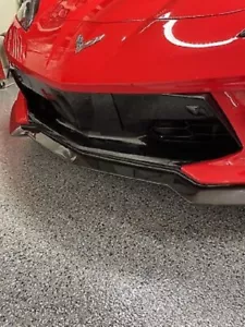2020-2024 Corvette C8 GM 5VM Style Front Splitter Carbon Flash Painted - Picture 1 of 7