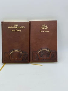 Classics Of The Old West Life Among the Apaches & A Texas Cow Boy Time Life - Picture 1 of 13