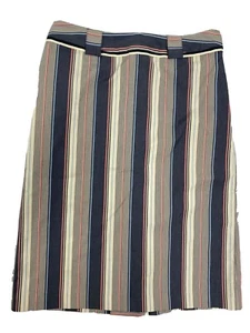Mac & Jack Women's Pencil Skirt Striped Multicolor Size 8 - Picture 1 of 5
