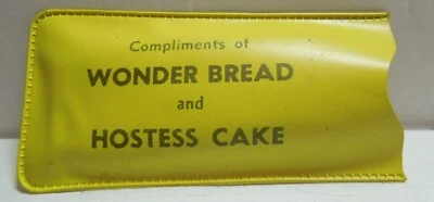 Vintage Wonder Bread & Hostess Cakes Polka Dot Pattern Rain Bonnet w/case NOS - Image 1 of 4