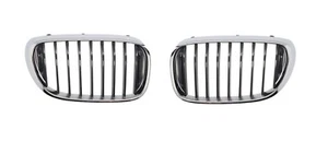 Fit for 16-18 BMW 7-Series G11 G12 Front Grille Chrome & Black 750i OE Style - Foto 1 di 1