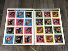 Coliseum Video WWF Superstar Collectors Stamps Lot Of 2 Sheets Of Stamps