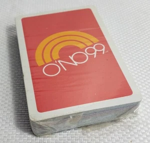 VTG 1980 deck Of O'NO 99 From UNO Game Replacement Cards Sealed (Torn Seal) NEW - Picture 1 of 5
