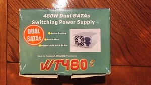 Logisys 480W High Quality Dual Fan Switching Power Supply New In Box! - Picture 1 of 4