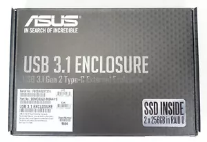 ASUS 512GB External SSD USB 3.1 Gen 2 Type-C External Drive Enclosure - Picture 1 of 4