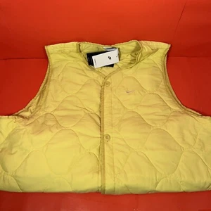 Nike Therma Fit Vest Size XL-Tall. Yellow New With Tags - Picture 1 of 8