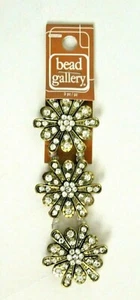 3 Stück Strass Metall Schieber Perlen  - Bild 1 von 1