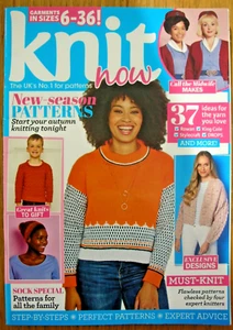 UK Knitting Pattern Magazine - KNIT NOW No.145 - 37 Projects Sizes 6 to 36 in GC - Picture 1 of 2