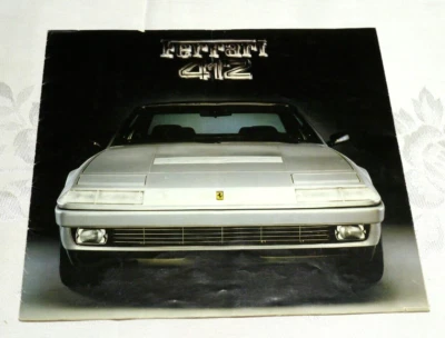 Genuine Ferrari 412 Sales Brochure  354/85  English/Italian/French - Image 1 of 4