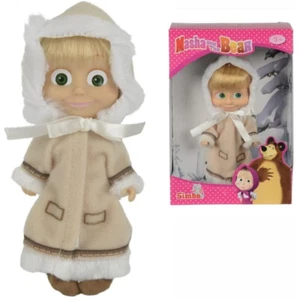 Simba Masha & the Bear Winter Coat Doll Action Figure 12cm New Kids - Picture 1 of 3