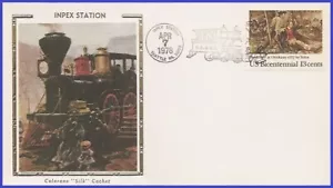 USA5 #EV2600 U/A COLORANO SILK FDC Rail Road # 1 - Picture 1 of 1