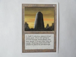 Monolito de basalto revisado casi nuevo Magic The Gathering - Imagen 1 de 2