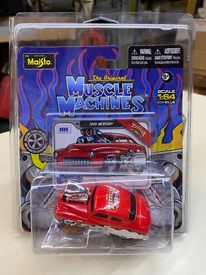 Maisto Muscle Machines 2013 Toy Fair 1949 49 Mercury Shoe Box Lead Sled Red 1:64 - Image 1 of 4