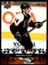 2008-09 UPPER DECK YOUNG GUNS ROOKIE Andreas Nodl Rookie Philadelphia Flyers