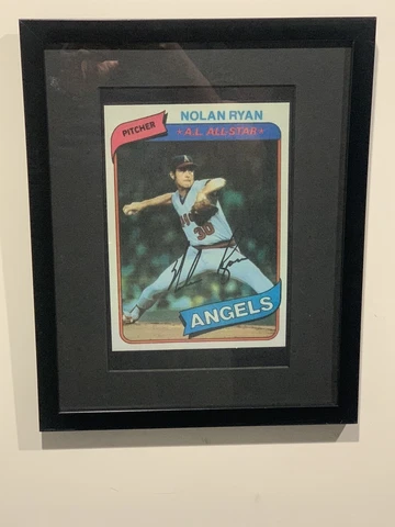 1980 Topps Nolan Ryan (Custom Mini Poser) Frame Not Included (READ) Cover
