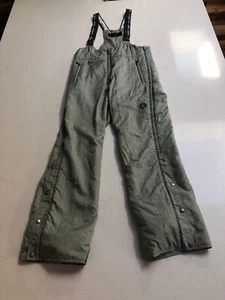 One Piece Ski Suit Snow Bibs Snowboarding Suspenders Stirrups US Size 32 Used - Picture 1 of 8