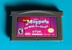 Muppets On With The Show Nintendo Gameboy Advance GBA probado funcionando auténtico - Imagen 1 de 2
