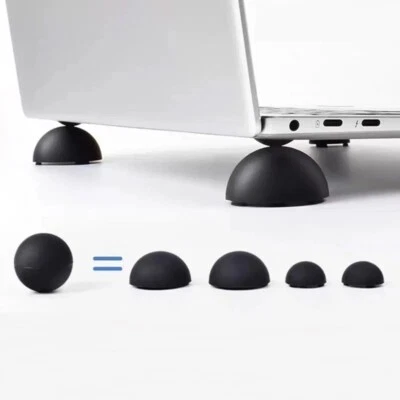 Supporto Portatile per Laptop Notebook Stander Piedini Raffreddanti Pad per Dissipazione del Calore - Immagine 1 di 4