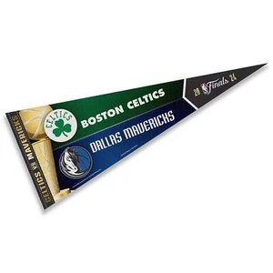 Boston Celtics Dallas Mavericks Dueling Finals Teams Full Size Pennant Flag - Picture 1 of 4