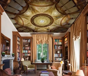 3D Palast H1911 Decke Tapete Wandbilder Wandbild Aufkleber Deco Erin 23 - Picture 1 of 5