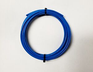 12 AWG Blue Mil-Spec Wire, M22759/9 (PTFE) Stranded Silver Plated Copper, 10 ft