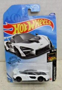 McLaren Senna Hot Wheels Nightburnerz 9/10 blanco fundido a presión 071124AST - Imagen 1 de 2