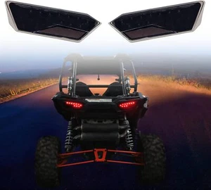Tail Lights LED Smoke Lens Rear Brake Driving Lights Lamps For 2014-2019 Polaris - Picture 1 of 13