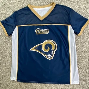 Los Angeles Rams Shirt Youth Large Reversible 2 in 1 Jersey Shirt NFL Football - Picture 1 of 16