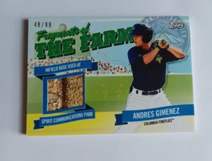2018 Topps Pro Debut Fragments of The Farm Green 48/99 #FOTF-CF, Andres Gimenez - Picture 1 of 4