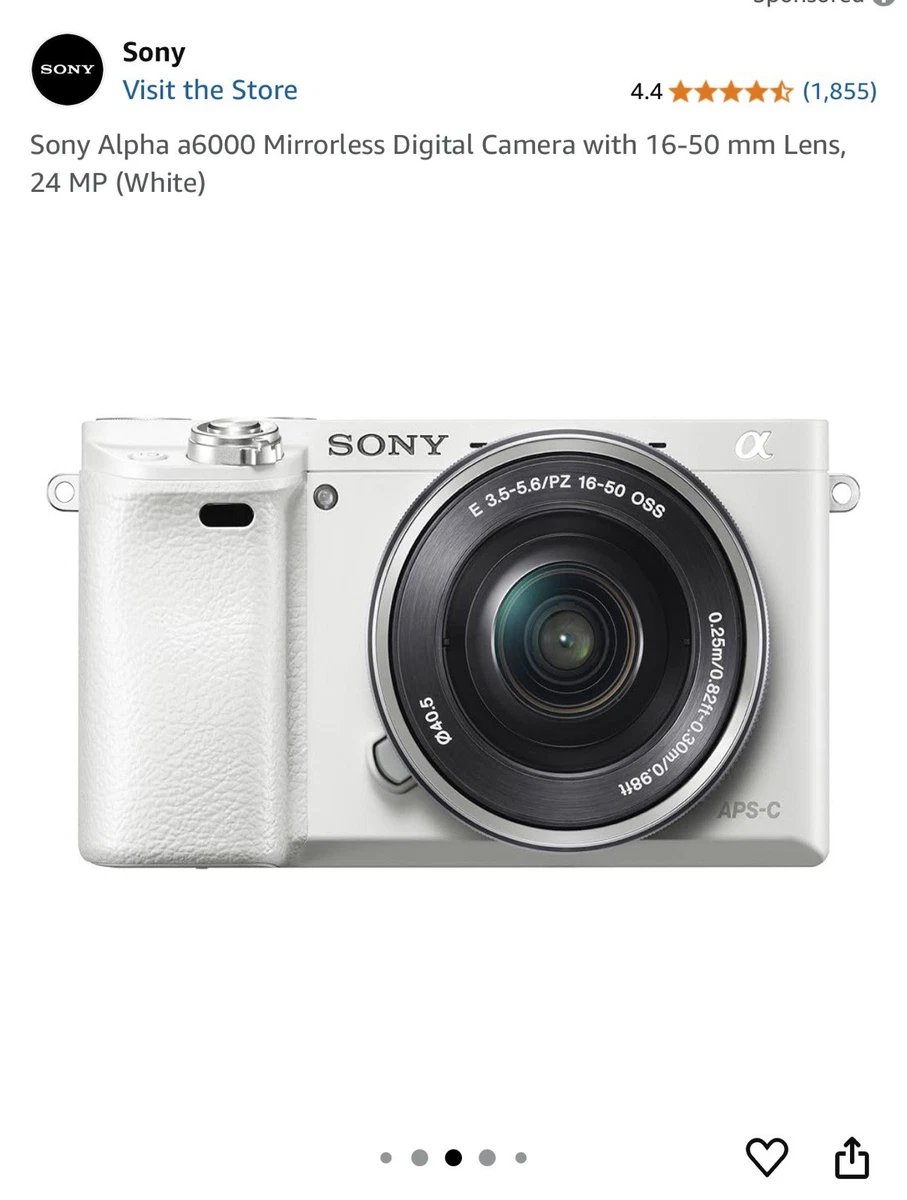 ☆使用感なし美品！☆ SONY a6000 E 16-50mm ＃359 Sony a6000 Mirrorless Digital Camera with 16-50mm Lens Kit | HSN