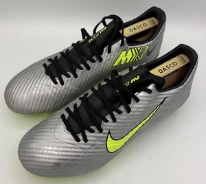 Nike Zoom Mercurial Vapor 15 Academy XXV Silver MG FG Football Boots UK 8 - Picture 1 of 12