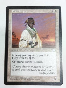 Peacekeeper LP MTG Magic the Gathering Weatherlight Reserved List - Picture 1 of 12