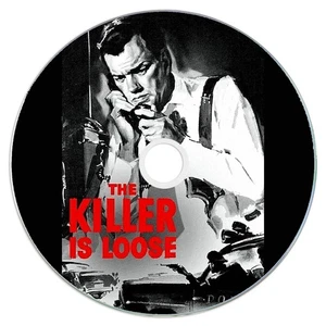 The Killer Is Loose (1956) Public Domain Film Supplied On DVD Free UK Postage - Imagen 1 de 2