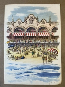 1954 Vintage Menu For Childs On The Boardwalk In Atlantic City NJ INV-P0575 - Picture 1 of 11