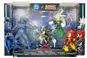 Jakks Pacific DC X Sonic the Hedgehog Power Vs Speed Pack Darkseid 4 Pack NEW! - Picture 1 of 14